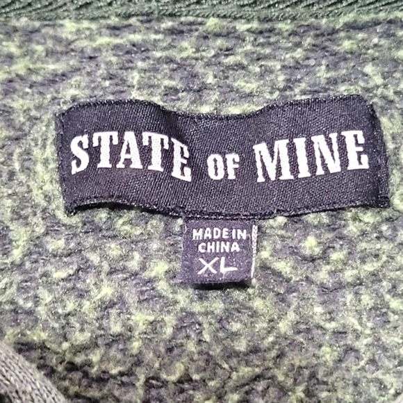 XL Cotton Blend Graphic "Texas" Kangaroo Pocket Long Sleeve Hooded Sweatshirt - Picture 5 of 6